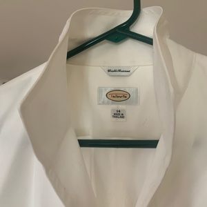 Talbots perfect white blouse